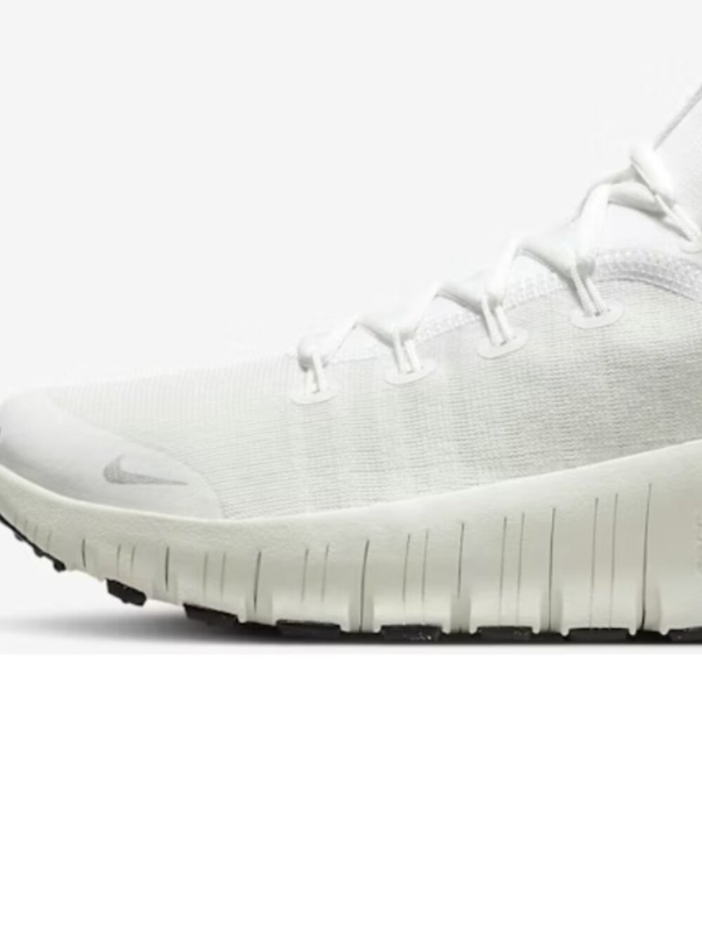 Nike Free Metcon 6 Shoes - White/Silver - Picture 2 of 7